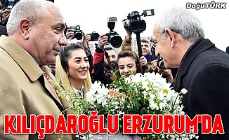 CHP Genel Başkanı Kılıçdaroğlu, Erzurum'da