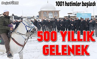Erzurum'da "1001 Hatim" okunmasına başlandı
