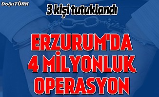 Erzurum'da yolsuzlukla suçlanan 3 mutemede tutuklama