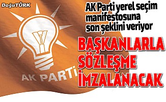 AK Parti yerel seçim manifestosuna son şeklini veriyor: Birlikte yöneteceğiz