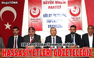 BBP Genel Başkan Yardımcısı Erzurum’da açıkladı