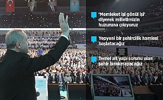 Cumhurbaşkanı Erdoğan AK Parti'nin seçim manifestosunu açıkladı