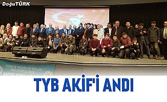 TYB Erzurum Şubesi Mehmet Akif konferansı düzenledi
