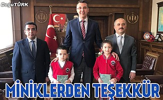 Öğrencilerden Erzurum adliyesine teşekkür ziyareti
