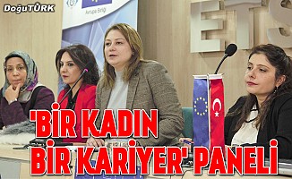 Erzurum'da "Bir Kadın Bir Kariyer" paneli