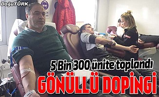 Türk Kızılayına gönüllü dopingi