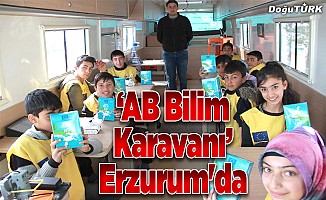 "AB Bilim Karavanı" Erzurum'da