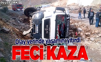 Erzurum'da feci kaza: 1 ölü