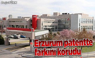 Erzurum patentte farkını korudu