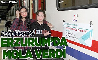 "Turistik Doğu Ekspresi" Erzurum'da mola verdi