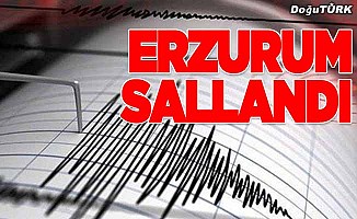 Erzurum'da 3,9 büyüklüğünde deprem