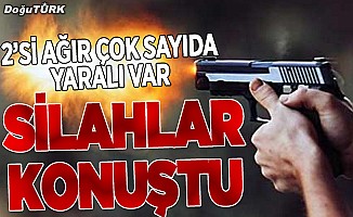 Erzurum'da silahlı kavga: Çok sayıda yaralı var!