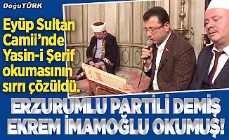 Erzurumlu partili demiş Ekrem İmamoğlu okumuş!