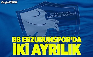 Erzurumspor'da iki futbolcu ile yollar ayrıldı