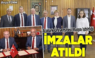 Atatürk Üniversitesi ile Rusya arasında iş birliği