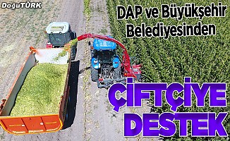 DAP ve Büyükşehir Belediyesinden çiftçilere tarım desteği