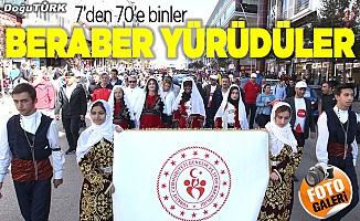 Erzurum'da "Beraber Yürüyelim" etkinliği
