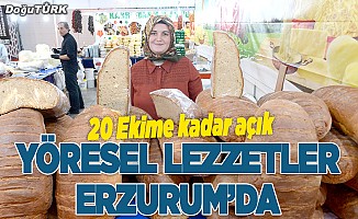 Erzurum Gıda ve Yöresel Lezzetler Fuarı açıldı