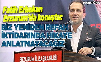 Yeniden Refah Partisi Erzurum 1. Olağan Kongresi yapıldı