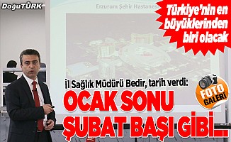 Erzurum Şehir Hastanesinin yüzde 98'i tamamlandı