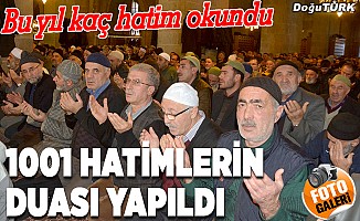 Erzurum'un asırlık geleneği "1001 Hatim"de dua heyecanı