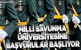 Milli Savunma Üniversitesine başvurular başlıyor