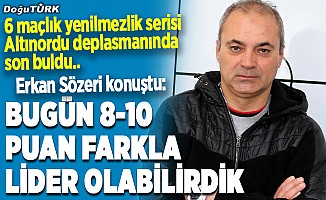 Sözeri: Erzurumspor'u hedefe taşımakta kararlıyız