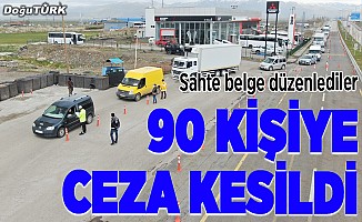 Erzurum'da 90 kişiye resmi belgede sahtecilik cezası