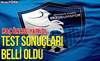 BB Erzurumsporlu futbolculara Kovid-19 testi