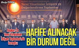Erzurum'da "AK Parti Yerel Yönetimler Toplantısı" yapıldı