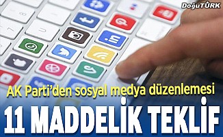 AK Parti'den 11 maddelik 'sosyal medya' teklifi