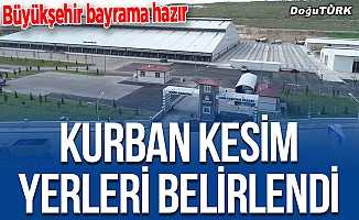 Erzurum'da kurbanlıklar 'randevu' ile kesilecek