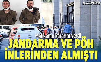 Erzurum'da yakalanan 2 terörist tutuklandı