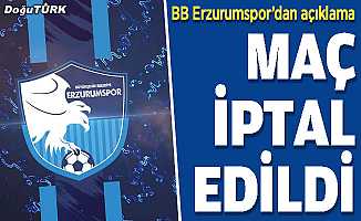 BB Erzurumspor’un maçı iptal