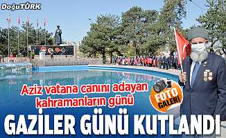 Erzurum'da "19 Eylül Gaziler Günü" törenle kutlandı