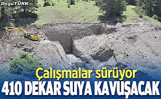 Erzurum'da 410 dekar daha suya kavuşacak