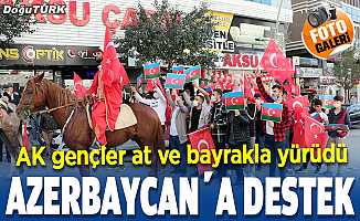Erzurum'da Azerbaycan'a destek