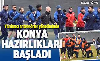 BB Erzurumspor, Konyaspor maçı hazırlıklarına başladı