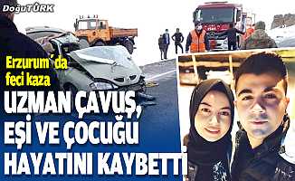 Erzurum'da yolcu otobüsü ile otomobil çarpıştı: 3 ölü