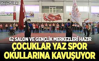 Erzurum'da çocuklar yaz spor okullarına kavuşuyor