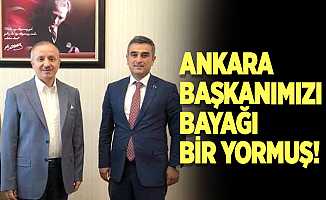 Ankara başkanımızı bayağı bir yormuş!