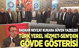 Türk Yerel Hizmet-Sen’den gövde gösterisi