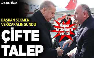 Erdoğan’dan çifte talep
