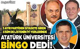 Atatürk Üniversitesi  bingo dedi!
