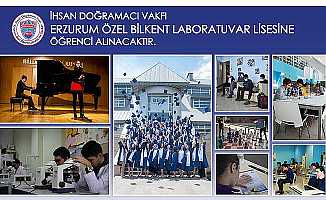 Erzurum Özel Bilkent Laboratuvar Lisesi'ne öğrenci alınacaktır...