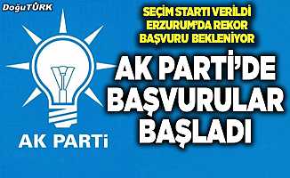 AK Parti'de yerel seçim başvuruları başladı