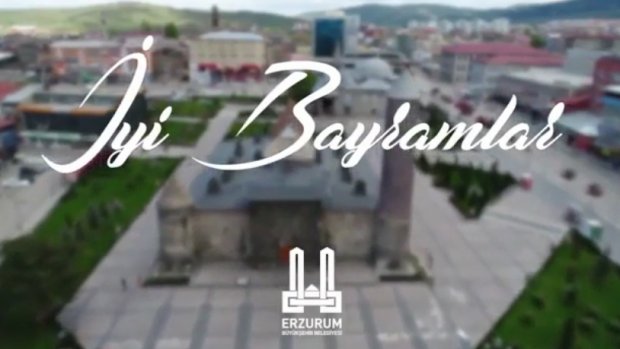 Erzurum Büyükşehir Belediyesi'nden bayram videosu